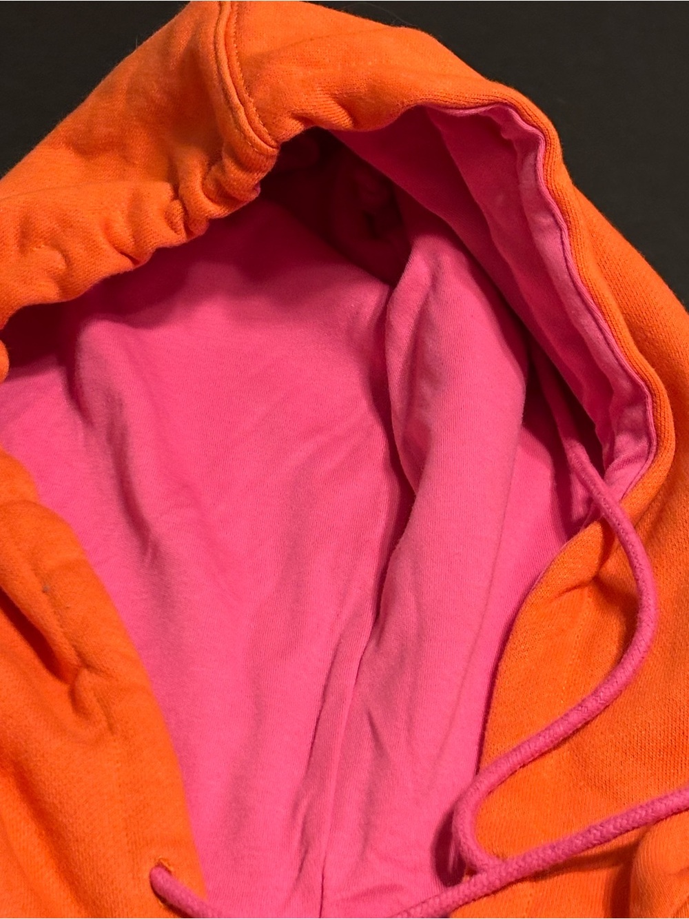Quacker Factory 2X Orange Pink Rhinestone Zip Hoodie Jacket NWOT - Picture 7 of 7